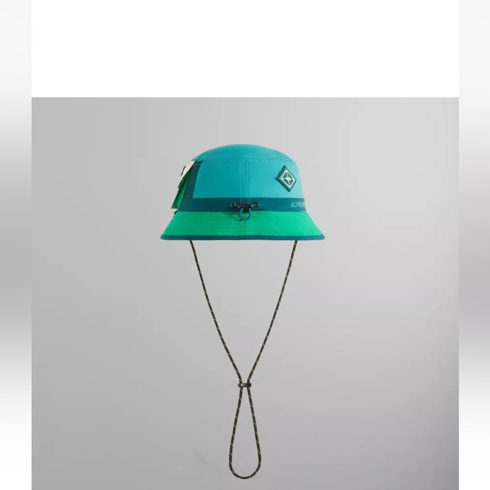 Kith x Columbia Bagwell Nylon Utility Bucket Hat Green ✅✅✅